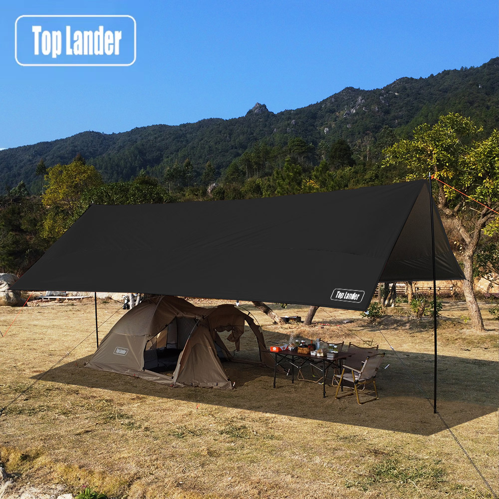 Waterproof Tarp Shelter - Terpal Besar Oxford Tahan Air 4X6M