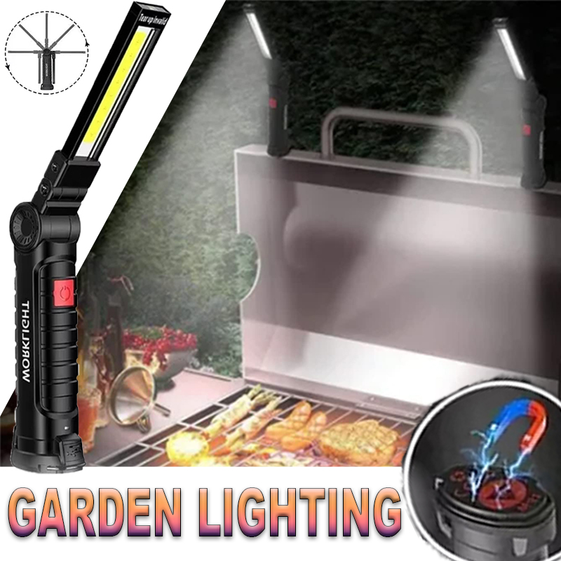 Outdoor Camping Adventure Lamp - Senter LED Portabel dengan Kait Magnetik