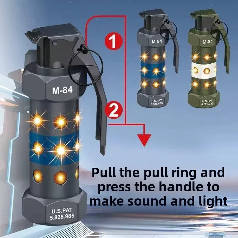 Outdoor Y Camping - Lampu Strobo LED Imitasi Granat M84,