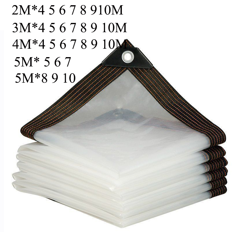 Waterproof Tarp Shelter - Terpal transparan 2*3 4 5 6