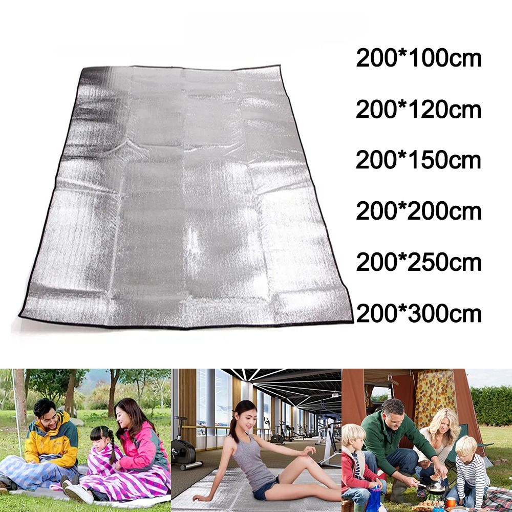 Outdoor Camping Heated Blanket - Matras berkemah busa Foil, aluminium isolasi
