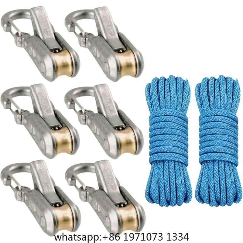 Camping Rope - Pengikat Tali 6 Buah, Alat Pengencang