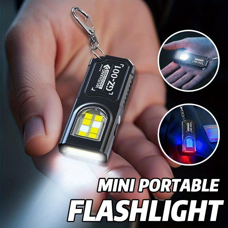 Outdoor Camping Adventure Lamp - Senter Gantungan Kunci LED COB Mini