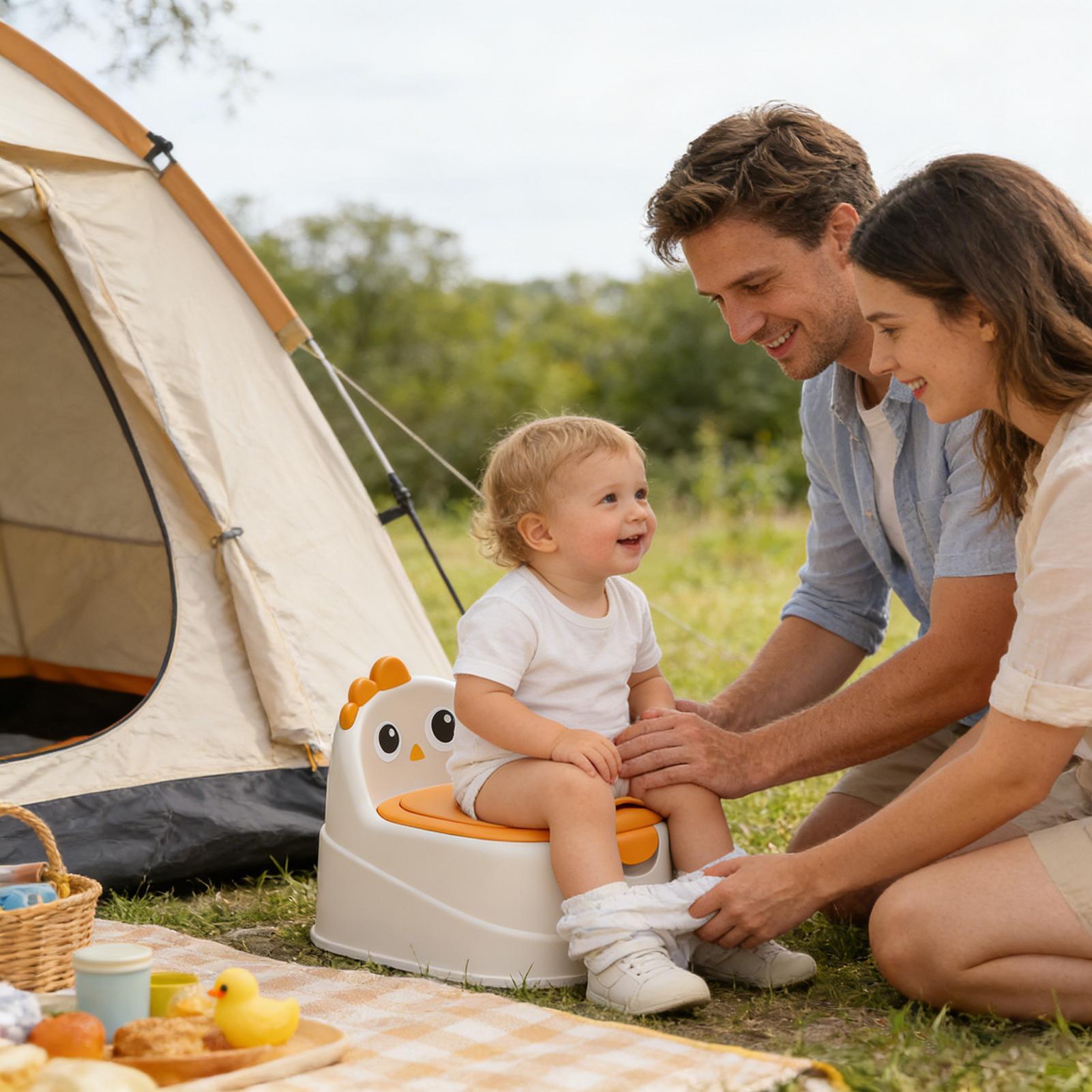 Outdoor Camping Bathroom - Kursi Toilet Portabel untuk Latihan Potty,
