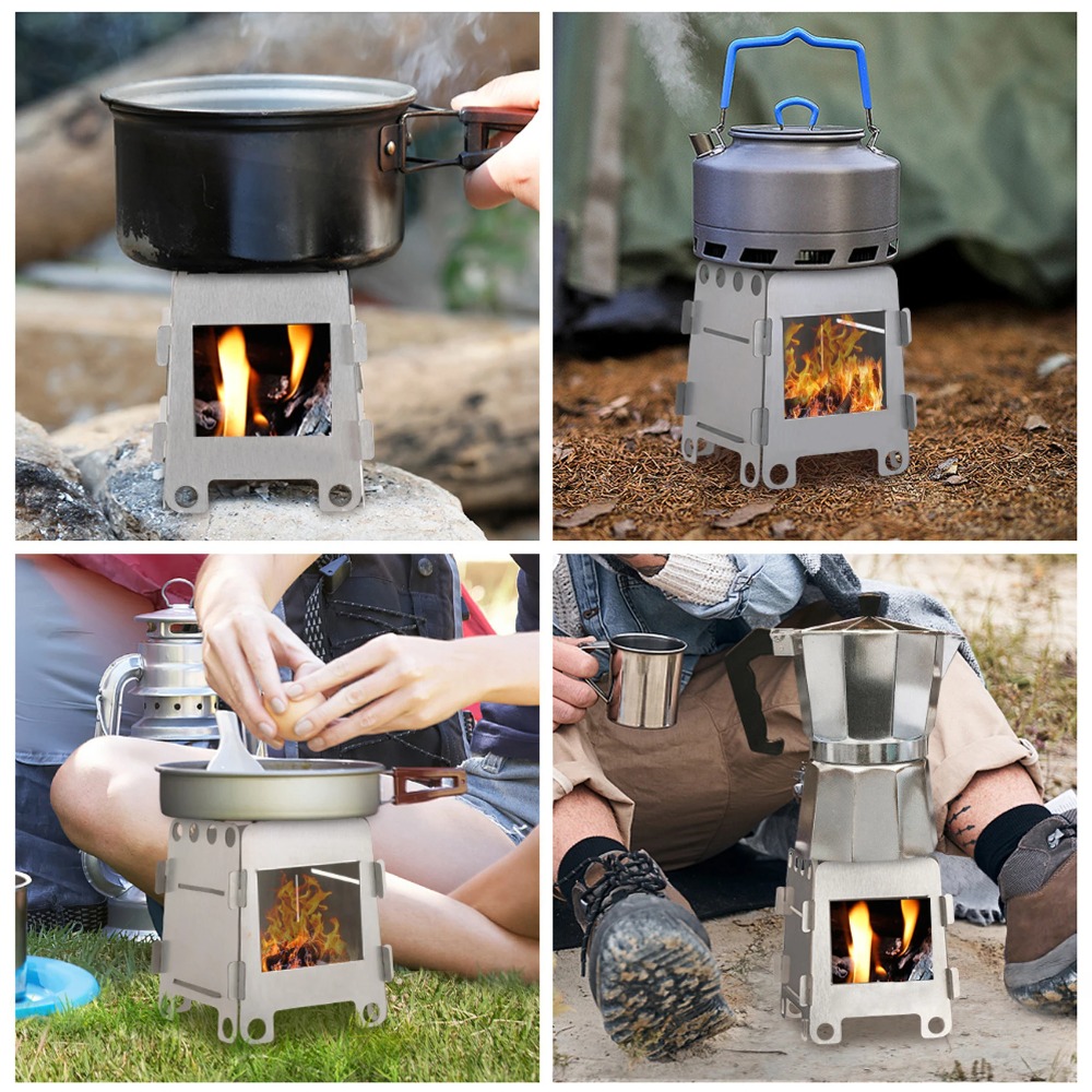 Outdoor Camping Stove Wood - Kompor Kayu untuk Berkemah Kompor Alkohol