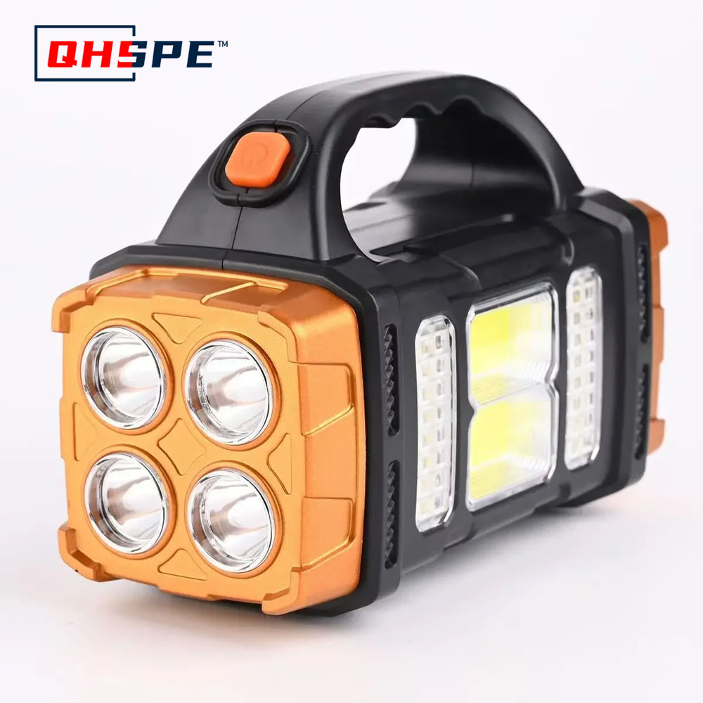 Camping Solar Lantern - COB Lampu Sorot Portabel Darurat Surya