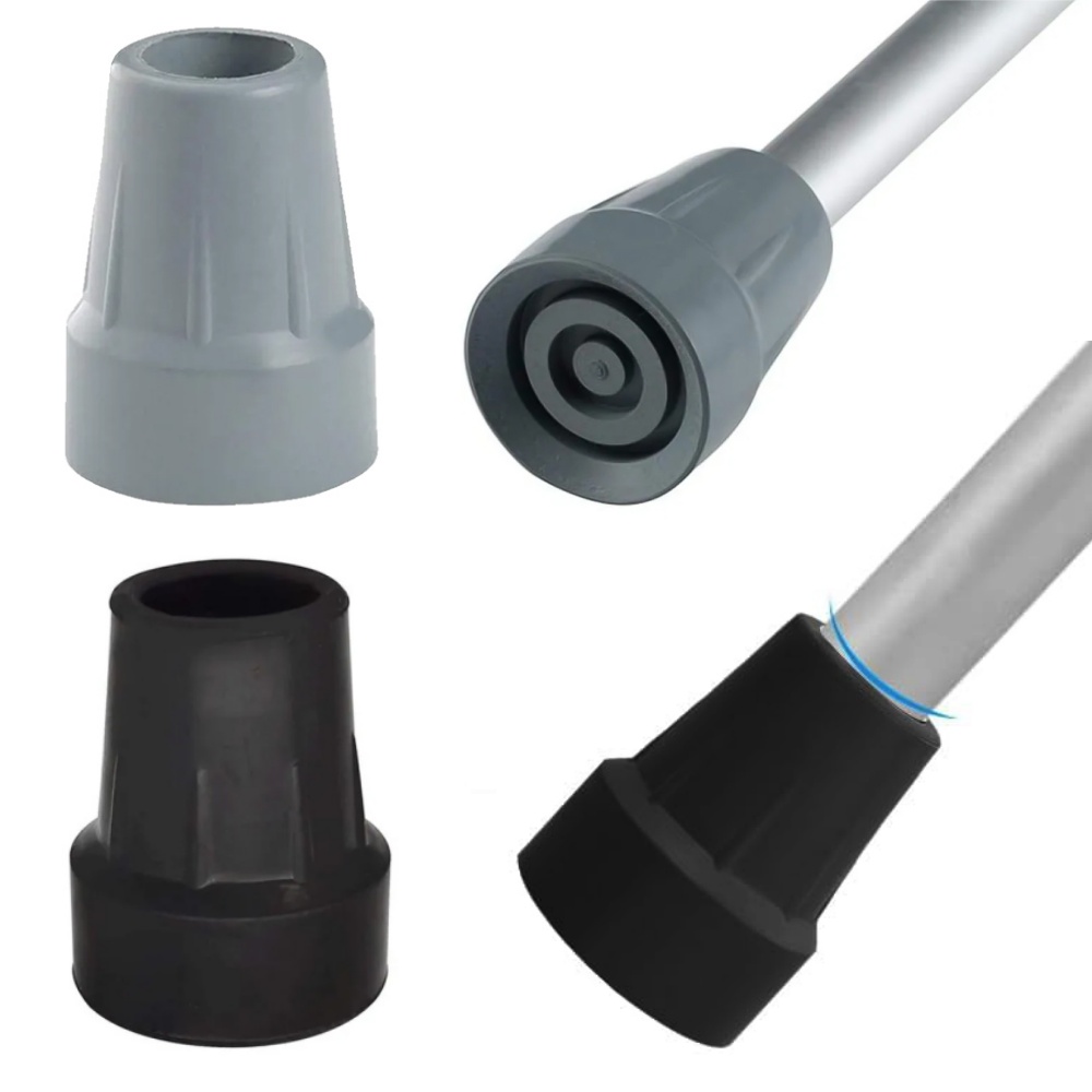 Trekking Poles - 1 Buah Hitam/Abu-abu 19Mm/22Mm Kaki Tongkat