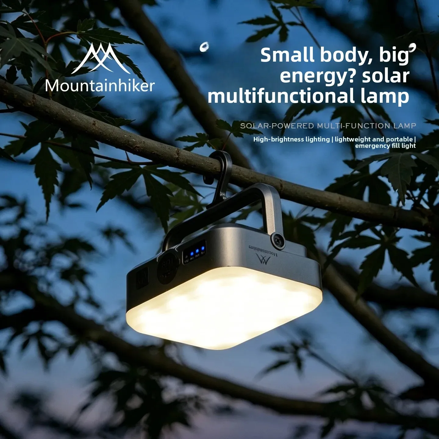 Camping Solar Lantern - Lampu Darurat Mountainhiker, Lampu Camping Tenaga