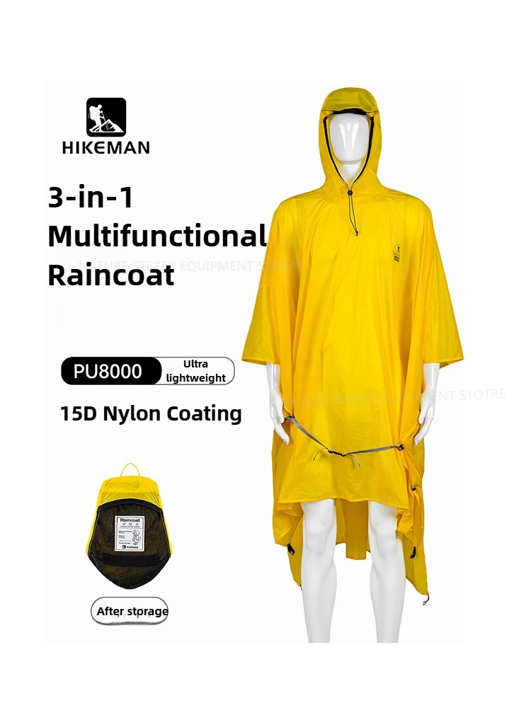 Waterproof Tarp Shelter - Jas Hujan 15D/210T Penutup Ponco Hujan