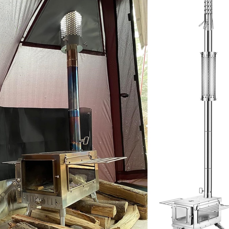 Pipa Kompor Berkemah Tabung Ce - Outdoor Camping Stove Wood ulasan dan harga