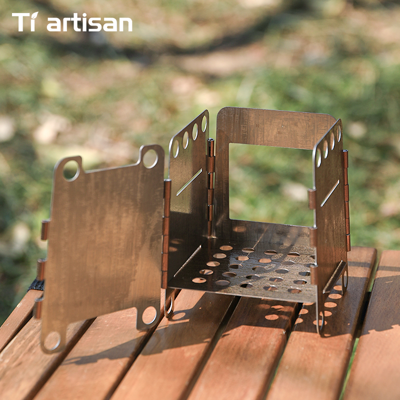 Kompor Camping Baja Tahan Kara - Outdoor Camping Stove Wood ulasan dan harga