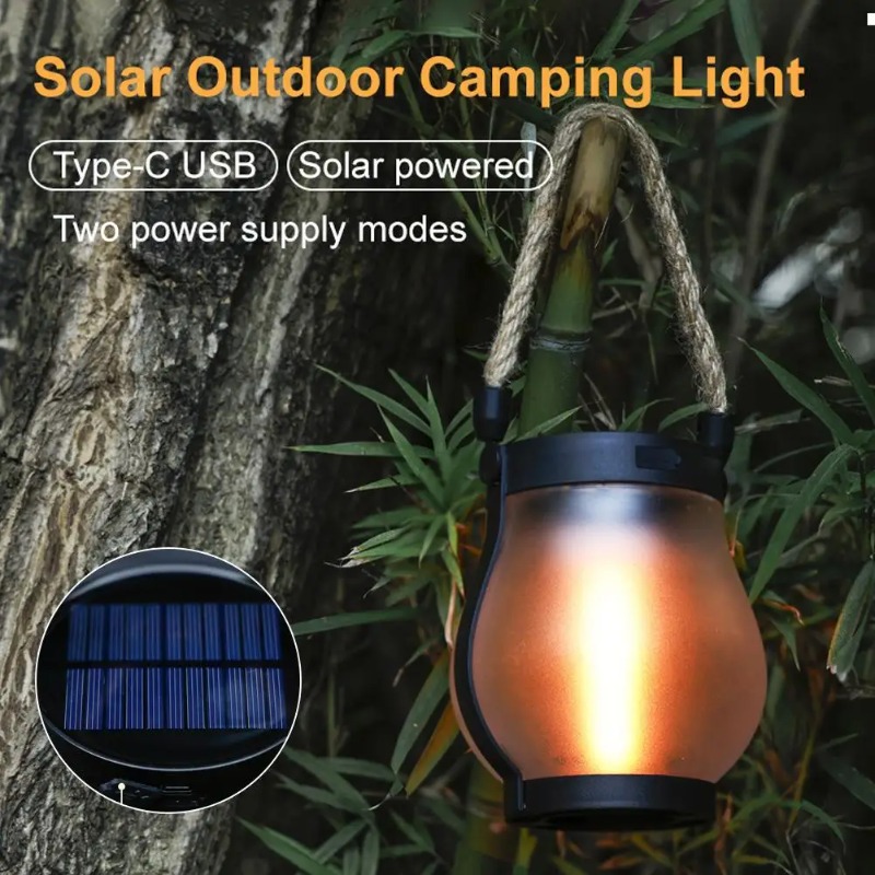 Lampu Api Surya USB Isi Ulang  - Camping Rope ulasan dan harga