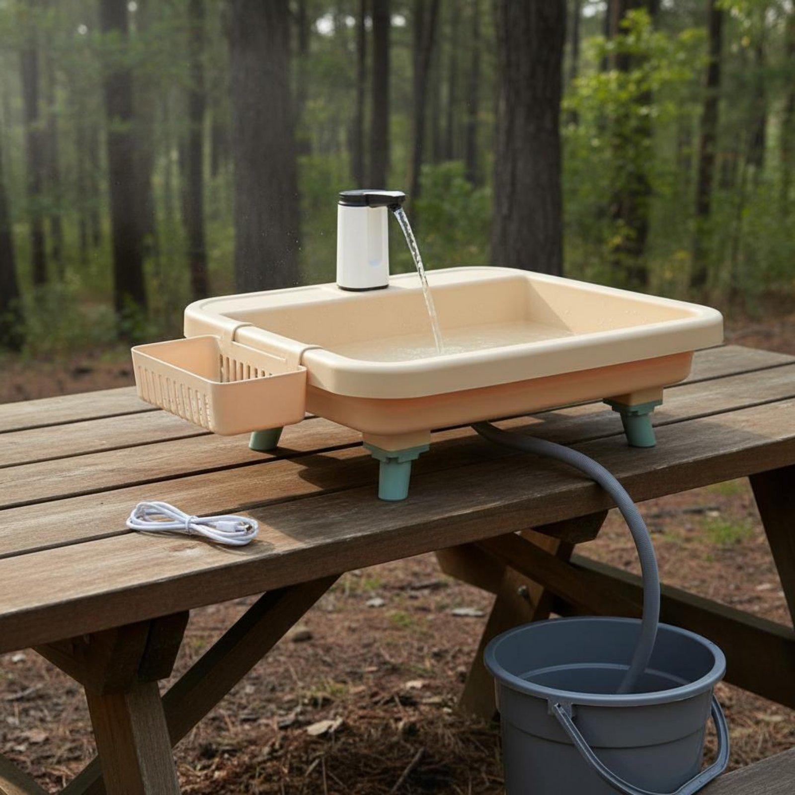 Wastafel Camping Luar Ruangan  - Outdoor Camping ulasan dan harga