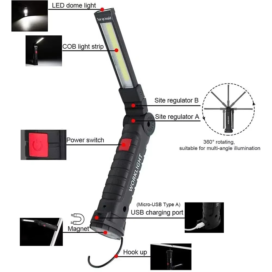 Senter LED Portabel dengan Kai - Outdoor Camping Adventure Lamp ulasan dan harga
