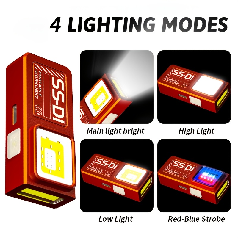 Senter Gantungan Kunci LED COB - Outdoor Camping Adventure Lamp ulasan dan harga