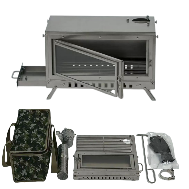 Kompor Kayu Lipat Portabel, Pe - Outdoor Camping Stove Wood ulasan dan harga