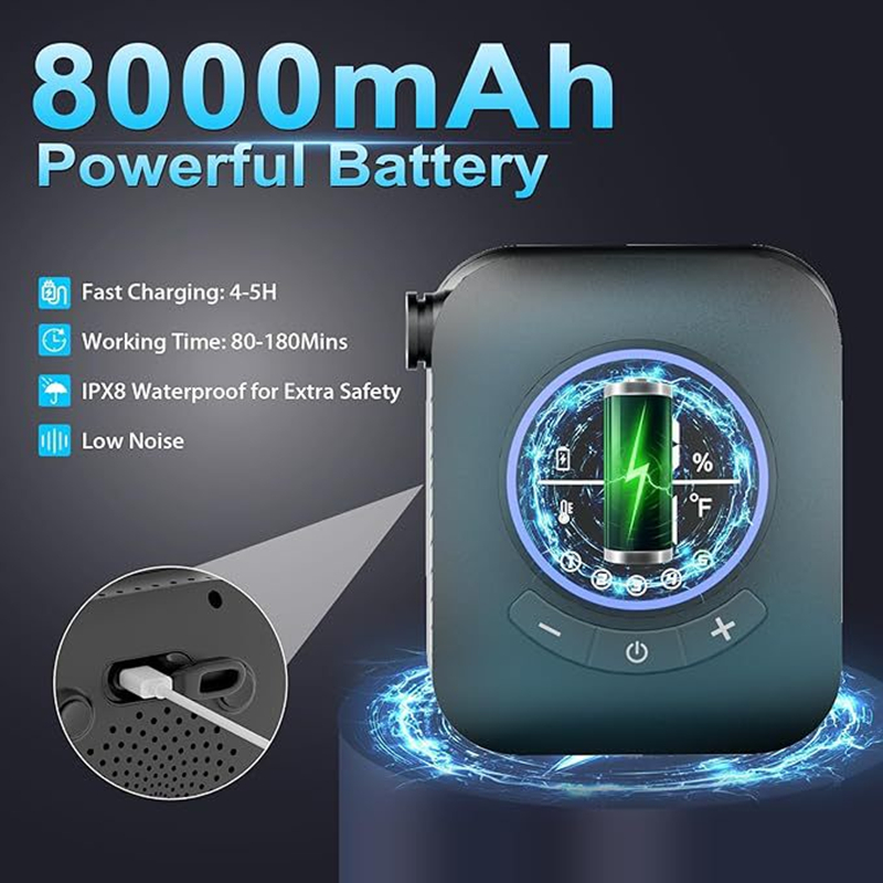 Pancuran Berkemah 3.6V 8000MAh - Outdoor Camping Bathroom ulasan dan harga