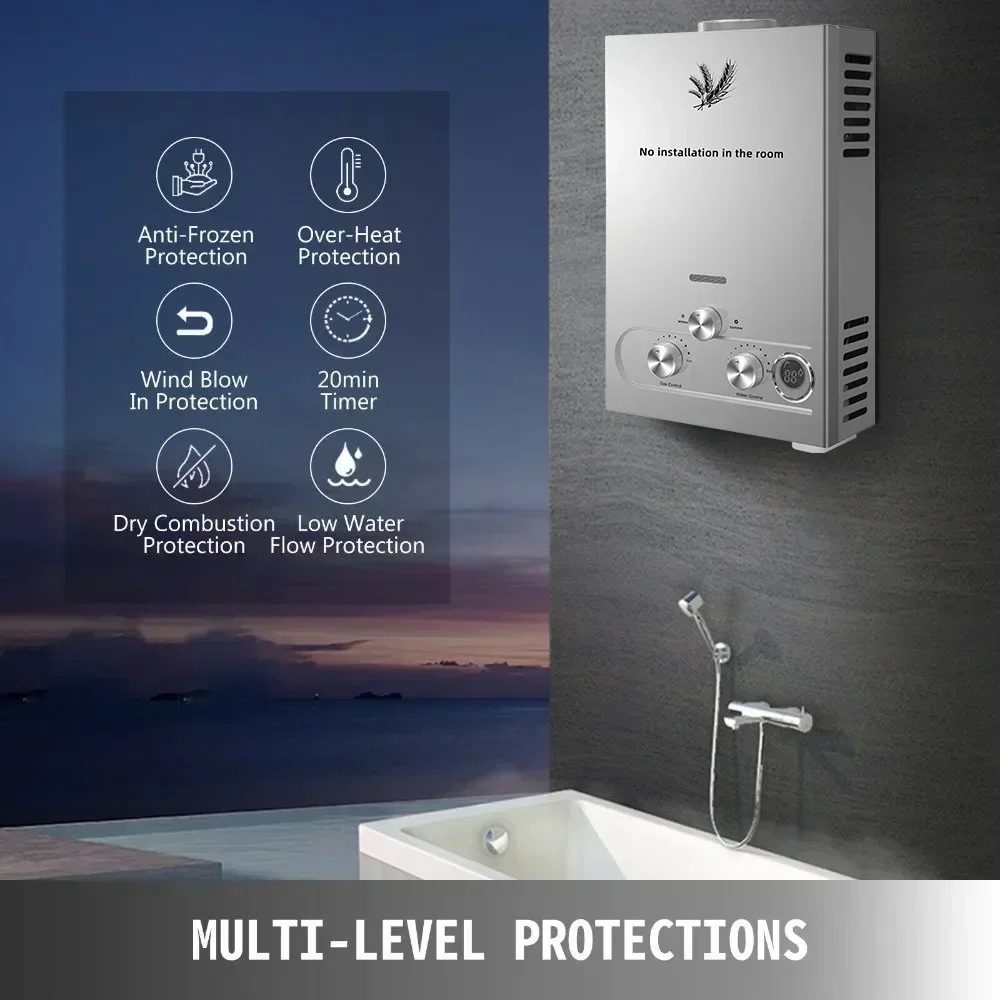Pemanas Air Instan Tanpa Tangk - Outdoor Camping Bathroom ulasan dan harga