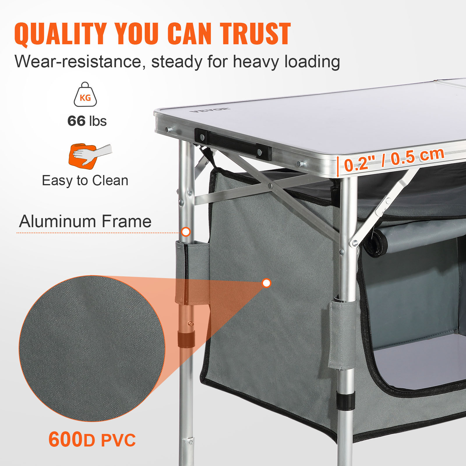 Meja Dapur Camping SucceBuy, M - Outdoor Camping Kitchen Setup ulasan dan harga