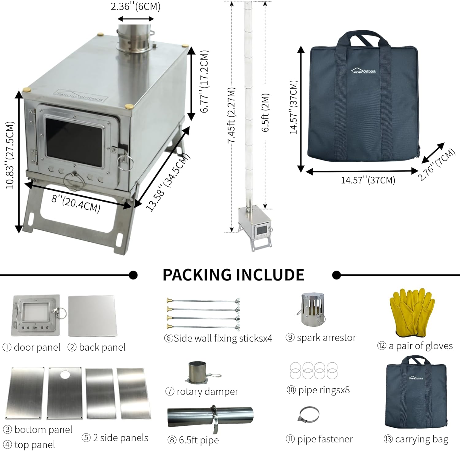 [Baru] Kompor Stainless Steel  - Outdoor Camping Stove Wood ulasan dan harga