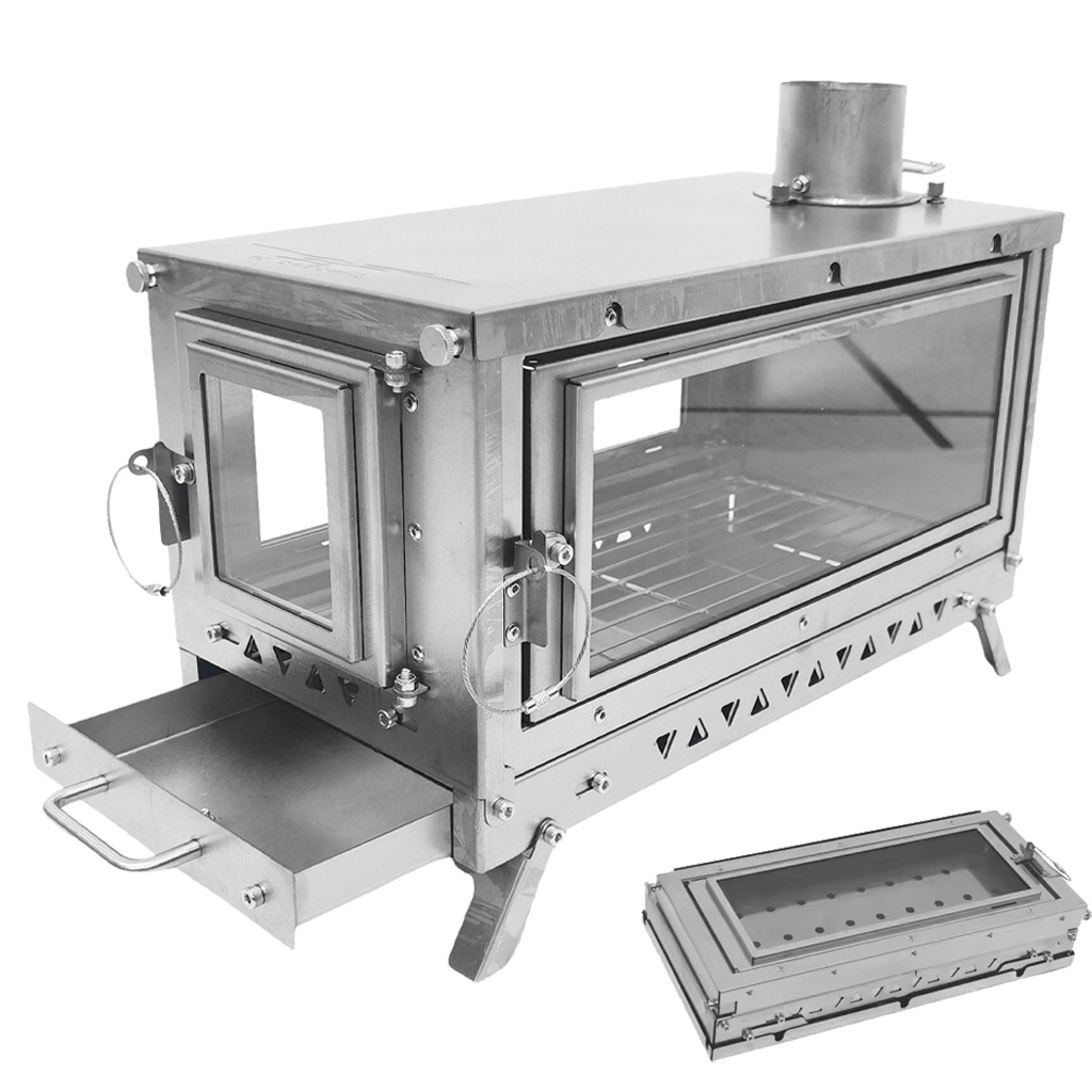 Kompor Tenda Titanium DANCHEL  - Outdoor Camping Stove Wood ulasan dan harga