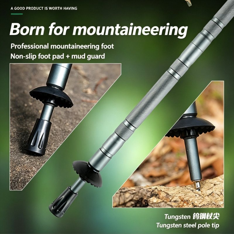 Tongkat Trekking Lipat dengan  - Trekking Poles ulasan dan harga