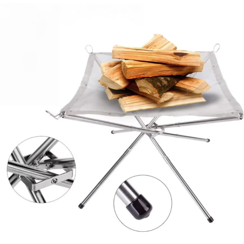 Rak Api Unggun BBQ Luar Ruanga - Outdoor Camping Stove Wood ulasan dan harga