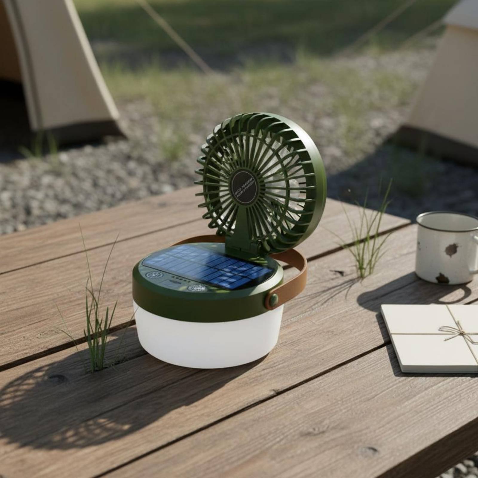 Lampu Kipas Tenaga Surya untuk - Camping Solar Lantern ulasan dan harga