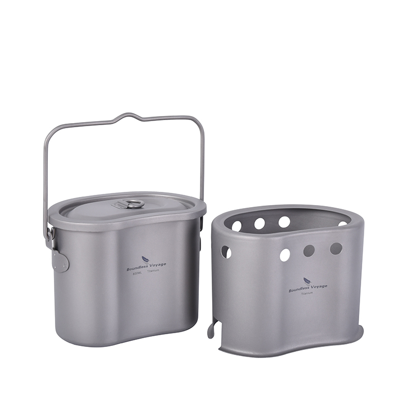 Perangkat masak Titanium Voyag - Outdoor Camping Stove Wood ulasan dan harga