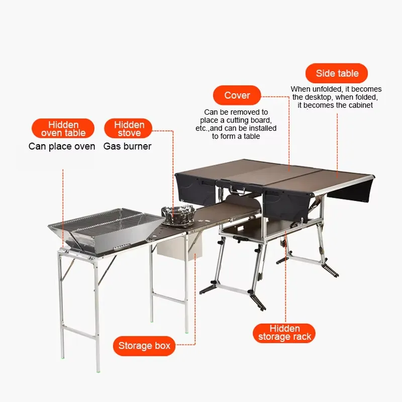 Kotak Dapur Camping Praktis un - Outdoor Camping Kitchen Setup ulasan dan harga