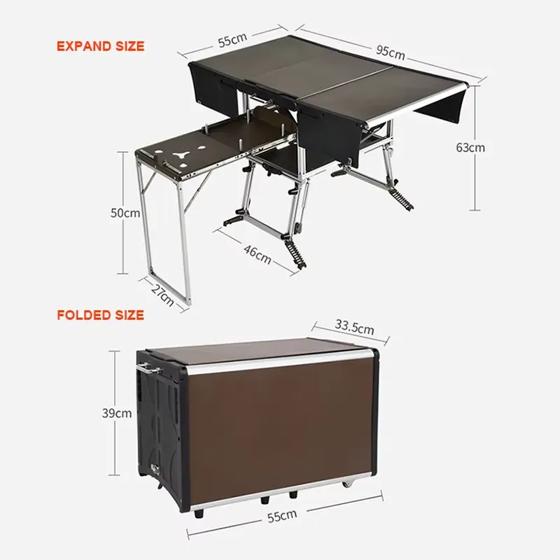 Kotak Dapur Camping Praktis un - Outdoor Camping Kitchen Setup ulasan dan harga
