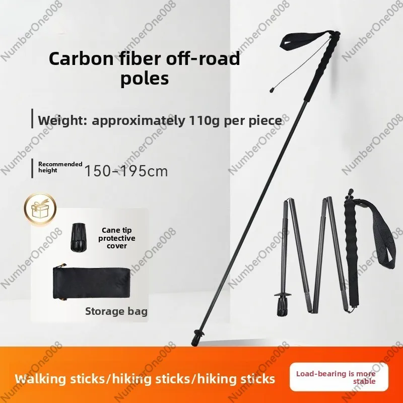 Tongkat Trekking Lipat Serat K - Trekking Poles ulasan dan harga