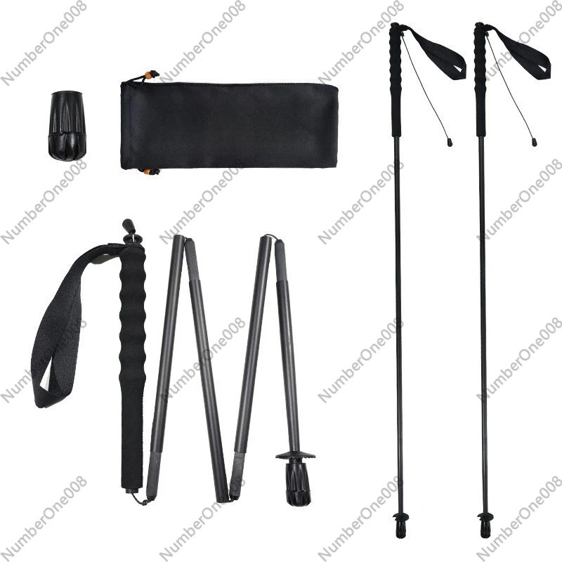 Tongkat Trekking Lipat Serat K - Trekking Poles ulasan dan harga