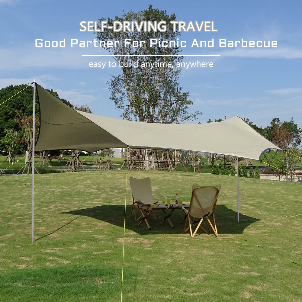 Octagon 5.1X5.1M Terpal Besar  - Waterproof Tarp Shelter ulasan dan harga