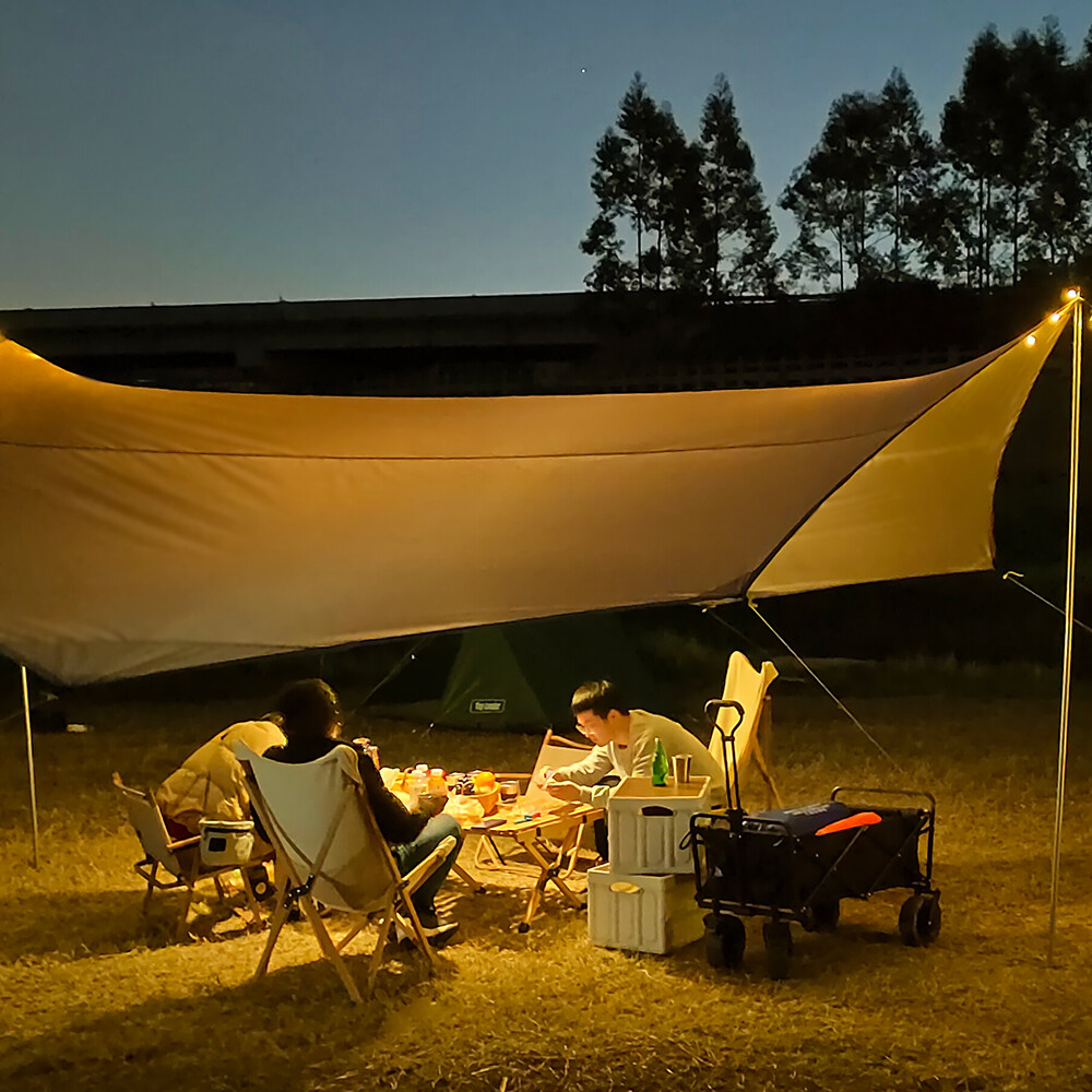 Octagon 5.1X5.1M Terpal Besar  - Waterproof Tarp Shelter ulasan dan harga