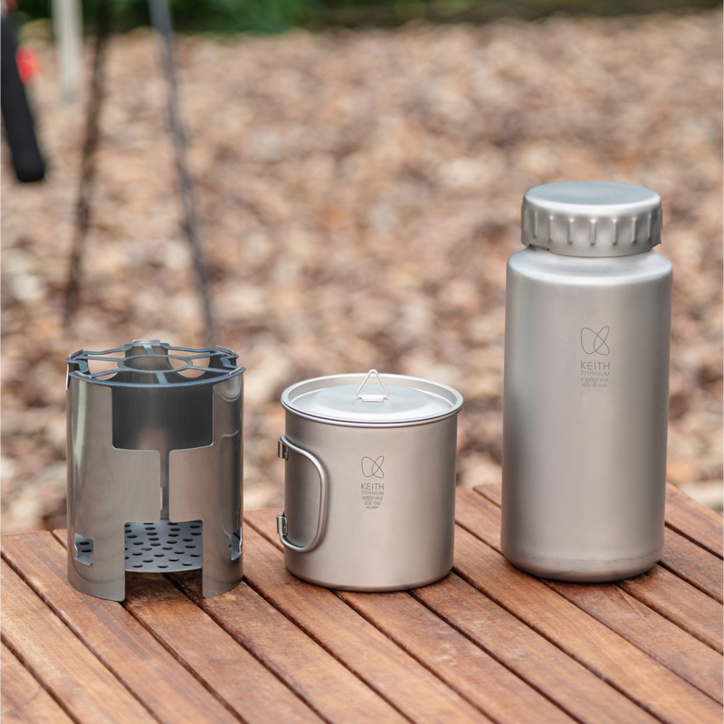 KEITH Set Peralatan Memasak Ou - Outdoor Camping Stove Wood ulasan dan harga