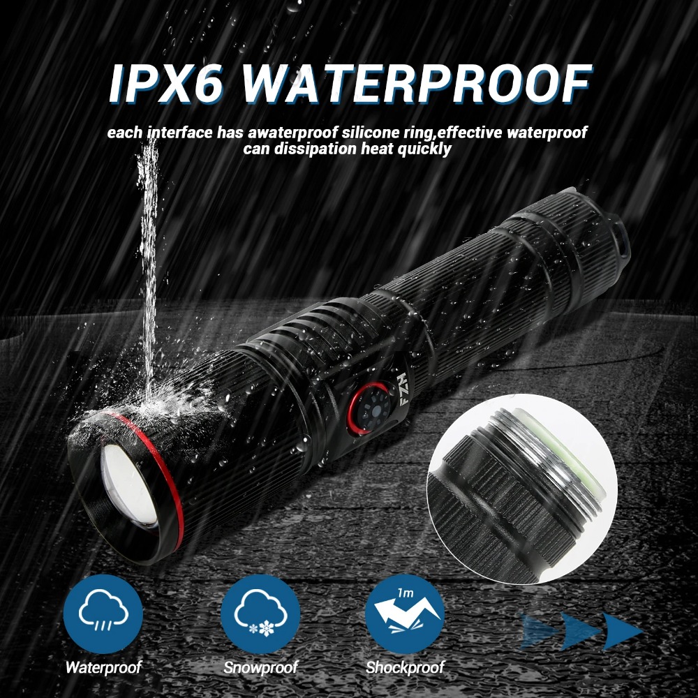 Senter LED Kuat Tipe C Lampu S - Camping Rope ulasan dan harga