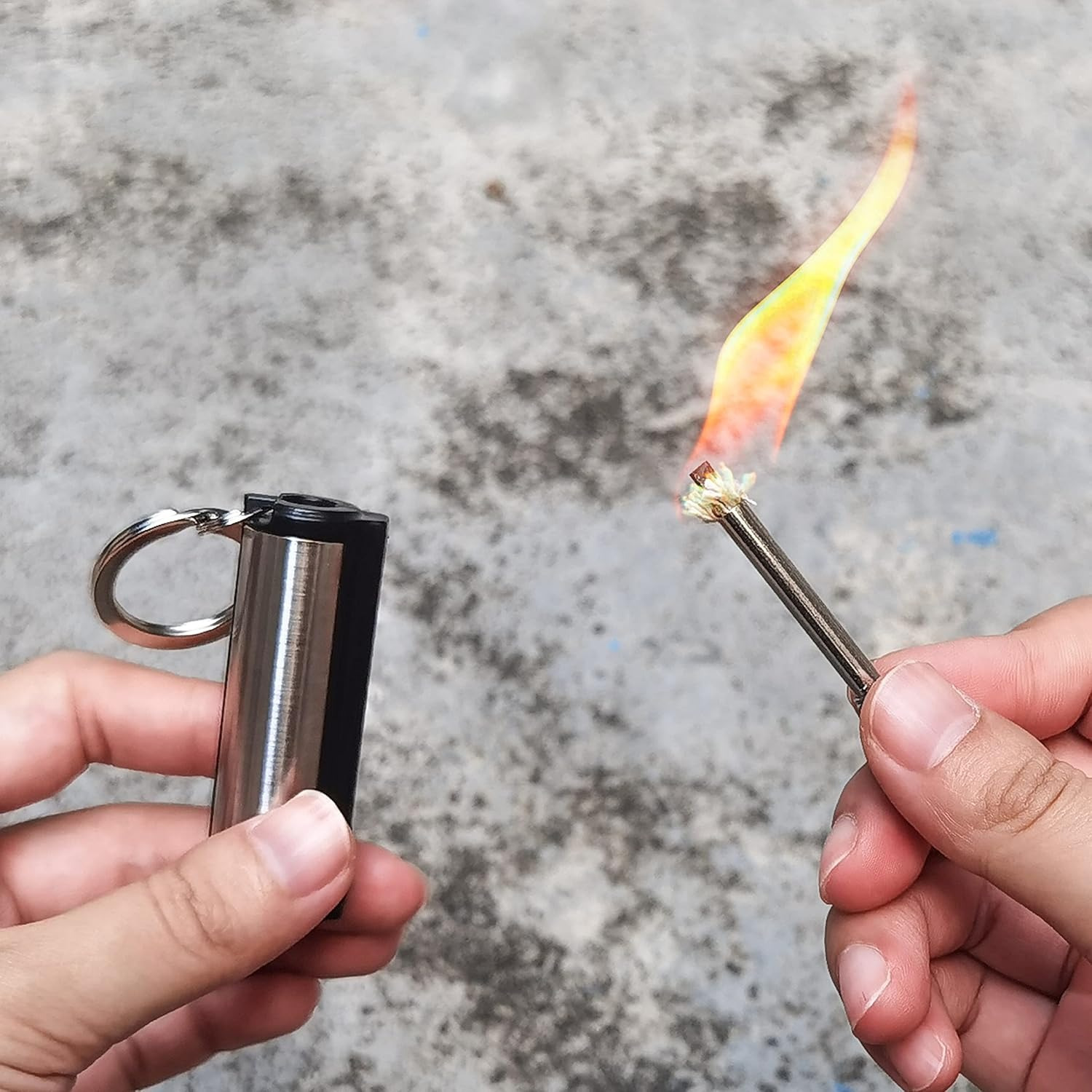 1-5 Pak Set Batu Api Magnesium - Fire Starter Flint ulasan dan harga