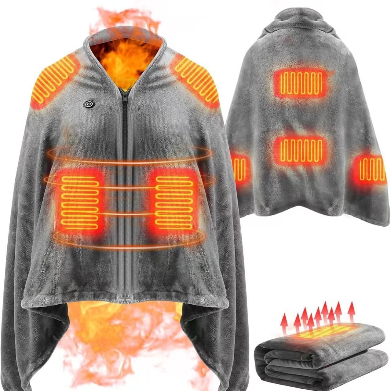 Selimut Shawl Berpemanas NewUS - Outdoor Camping Heated Blanket ulasan dan harga