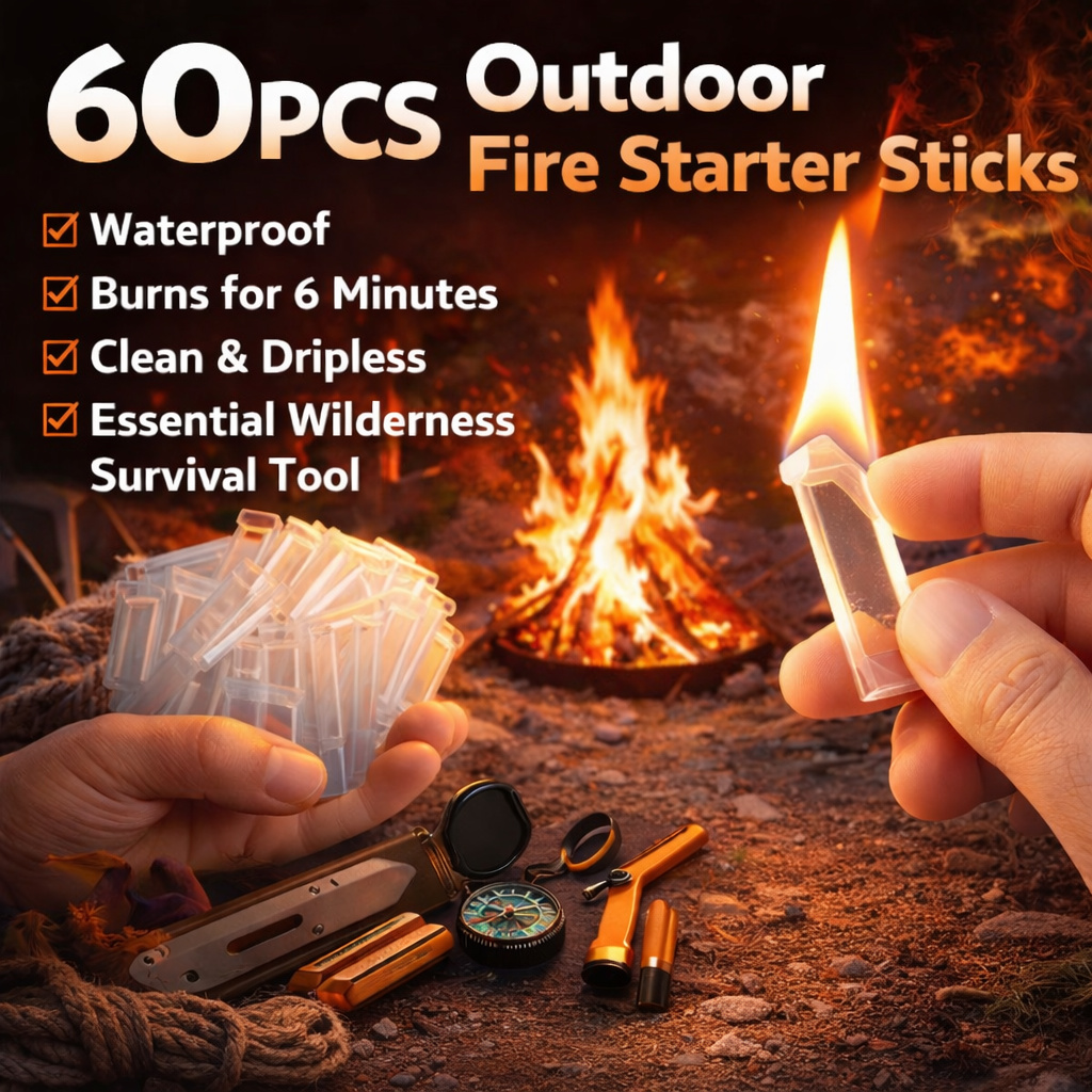 60PCS Tongkat Pemantik Api Tah - Fire Starter Flint ulasan dan harga