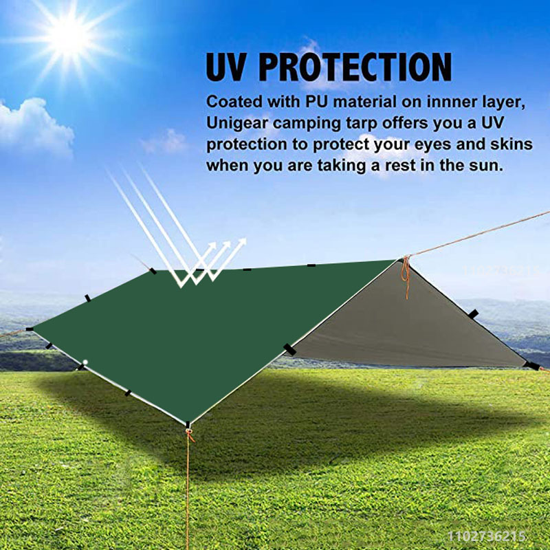19 titik gantung tenda terpal  - Waterproof Tarp Shelter ulasan dan harga