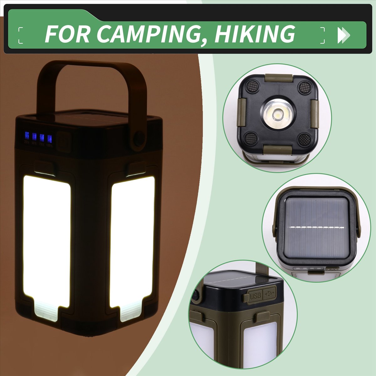 X08A Lampu Tenda Portabel Mult - Camping Solar Lantern ulasan dan harga