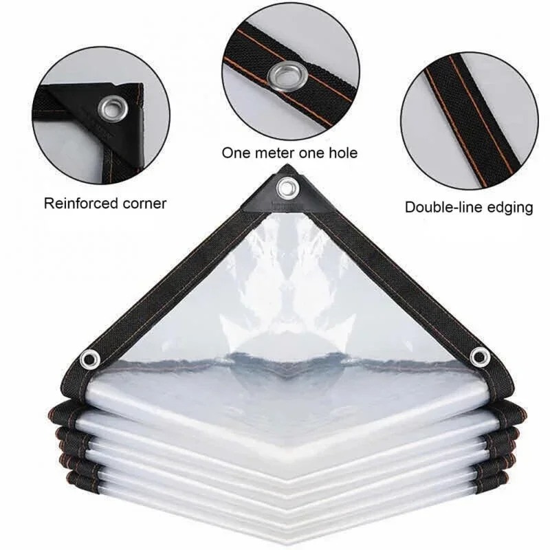 Terpal PVC Transparan Tebal Ta - Waterproof Tarp Shelter ulasan dan harga