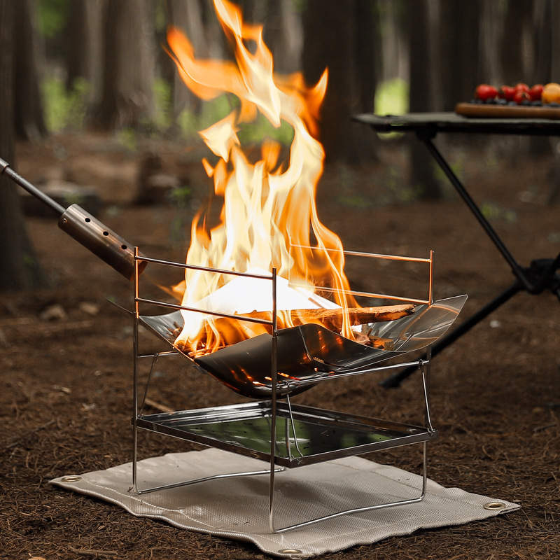 Kompor Berkemah Pembakaran Kay - Outdoor Camping Stove Wood ulasan dan harga