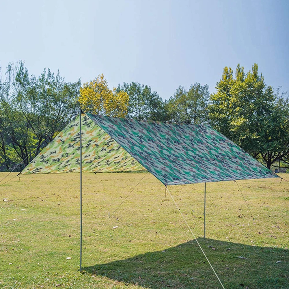 300X300Cm Tenda Kemah Tahan Ai - Waterproof Tarp Shelter ulasan dan harga