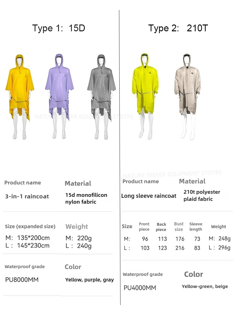 Jas Hujan 15D/210T Penutup Pon - Waterproof Tarp Shelter ulasan dan harga